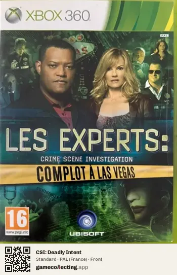 CSI: Deadly Intent Xbox 360, France box front