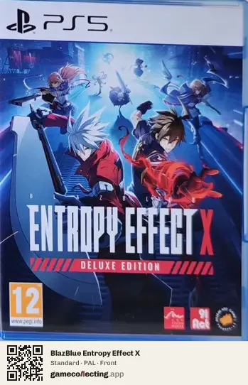 BlazBlue Entropy Effect X PlayStation 5, PAL box front