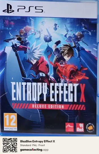 BlazBlue Entropy Effect X PlayStation 5, PAL box front
