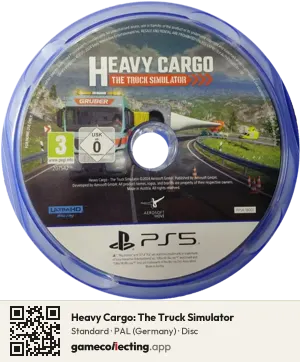 Heavy Cargo: The Truck Simulator PlayStation 5, PAL disc