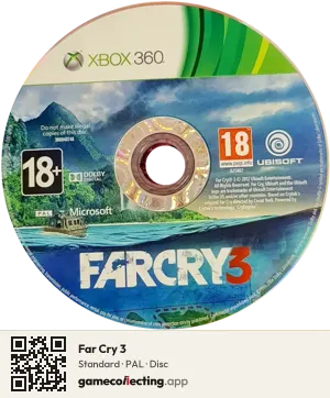 Far Cry 3 Xbox 360, PAL disc