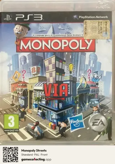 Monopoly Streets PlayStation 3, PAL box front