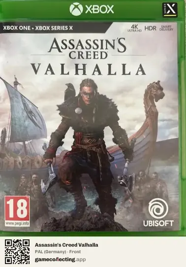 Assassin's Creed Valhalla Xbox Series X, Germany box front