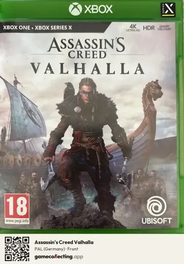 Assassin's Creed Valhalla Xbox Series X, Germany box front