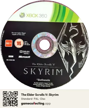 The Elder Scrolls V: Skyrim Xbox 360, PAL disc