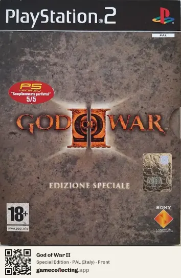 God of War II PlayStation 2, Italy box front