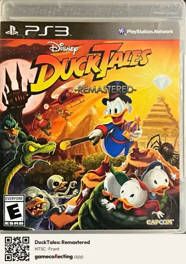 DuckTales: Remastered PlayStation 3, NTSC box front