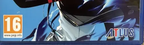 Persona 3 Reload, the PEGI square on its front