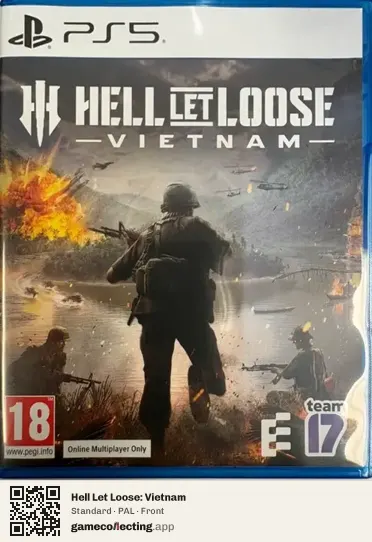 Hell Let Loose: Vietnam PlayStation 5, PAL box front