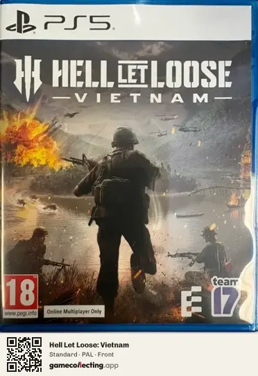 Hell Let Loose: Vietnam PlayStation 5, PAL box front