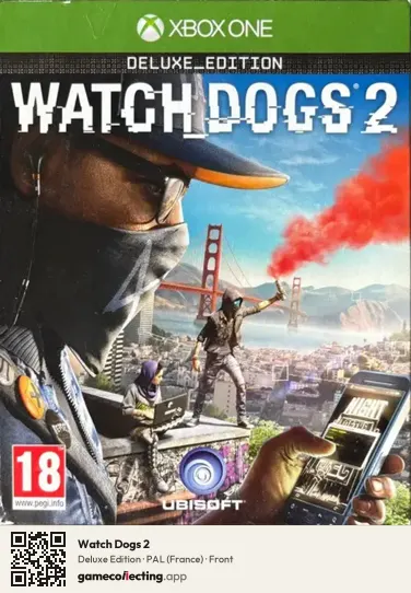 Watch Dogs 2 Xbox One, France box front