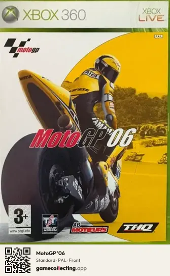 MotoGP '06 Xbox 360, PAL box front