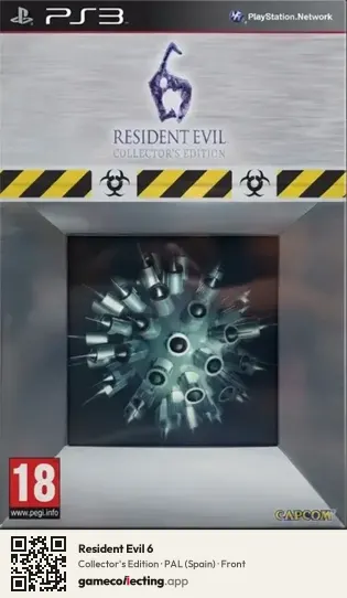 Resident Evil 6 PlayStation 3, Spain box front