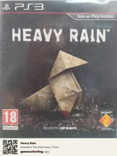 Heavy Rain PlayStation 3, Germany box front