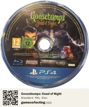 Goosebumps: Dead of Night PlayStation 4, PAL disc