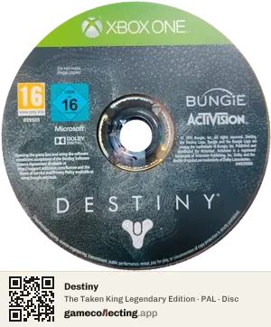 Destiny Xbox One, PAL disc