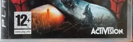 Spider-Man: Web of Shadows, the PEGI square on its front