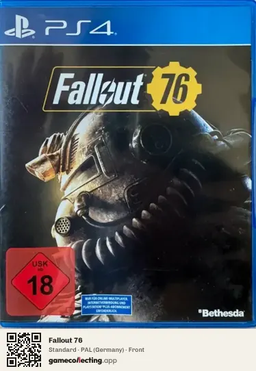 Fallout 76 PlayStation 4, Germany box front