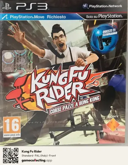 Kung Fu Rider PlayStation 3, Italy box front