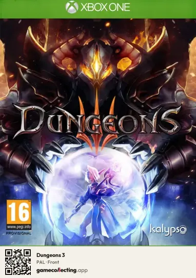 Dungeons 3 Xbox One, PAL box front