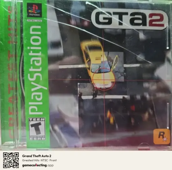 Grand Theft Auto 2 PlayStation, NTSC box front