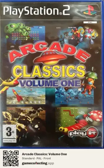Arcade Classics: Volume One PlayStation 2, PAL box front