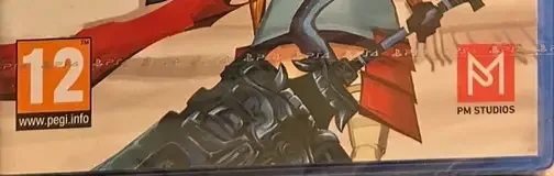 Bladed Fury, the PEGI square on its front