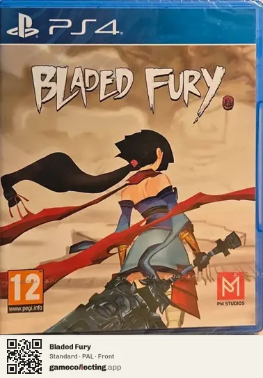 Bladed Fury PlayStation 4, PAL box front