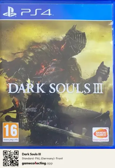 Dark Souls III PlayStation 4, Germany box front