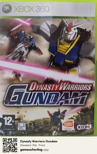 Dynasty Warriors: Gundam Xbox 360, PAL box front
