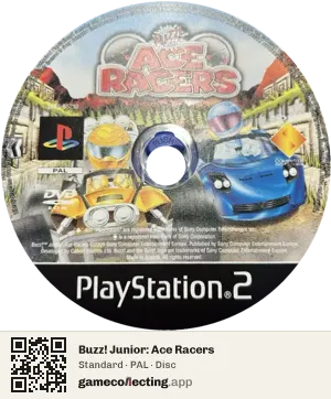 Buzz! Junior: Ace Racers PlayStation 2, PAL disc