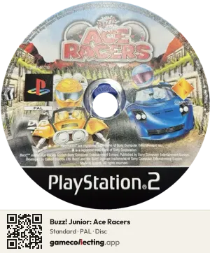 Buzz! Junior: Ace Racers PlayStation 2, PAL disc