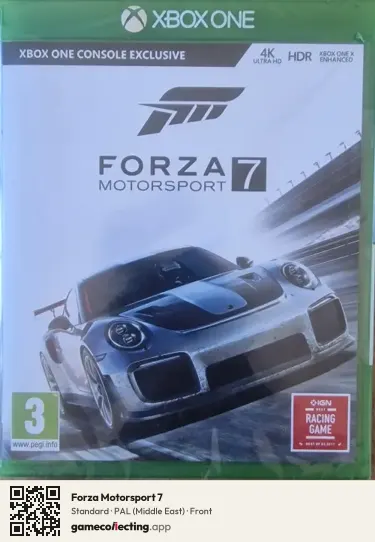 Forza Motorsport 7 Xbox One, Middle East box front