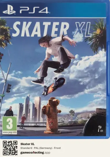 Skater XL PlayStation 4, Germany box front