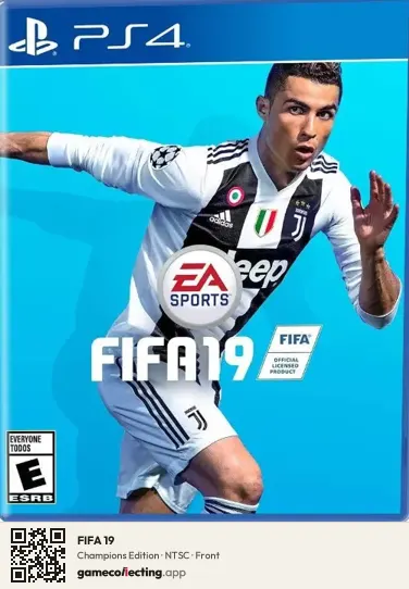 FIFA 19 PlayStation 4, NTSC box front