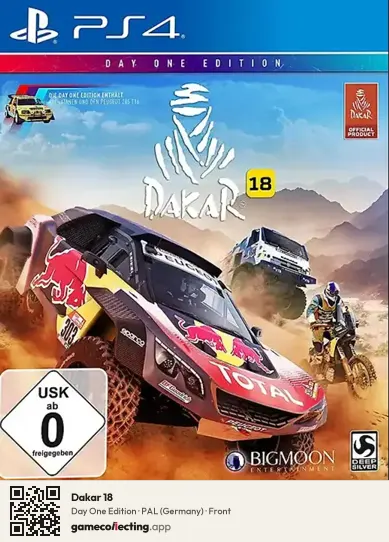 Dakar 18 PlayStation 4, Germany box front
