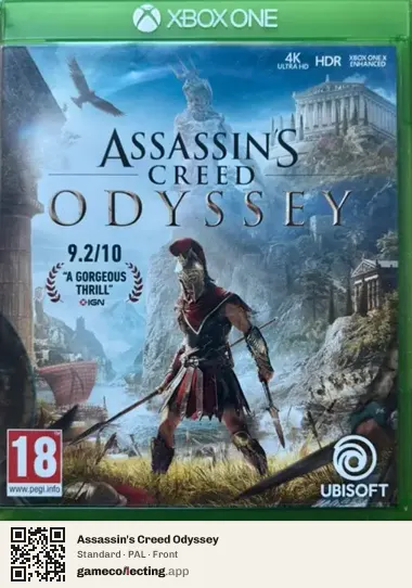 Assassin's Creed Odyssey Xbox One, PAL box front