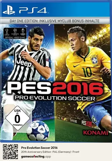 Pro Evolution Soccer 2016 PlayStation 4, Germany box front