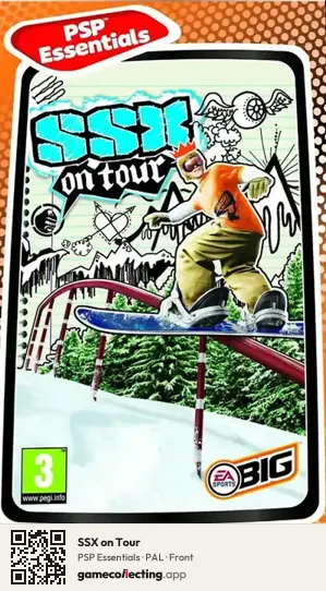 SSX on Tour PlayStation Portable, PAL box front