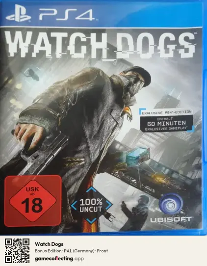 Watch Dogs PlayStation 4, Germany box front