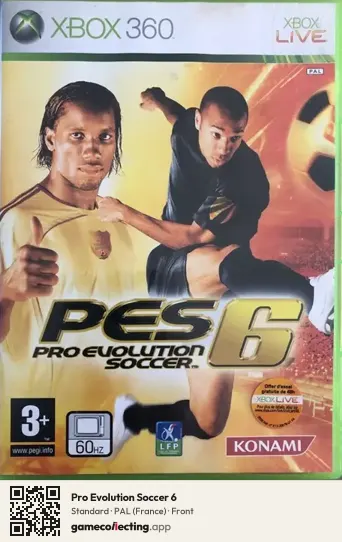 Pro Evolution Soccer 6 Xbox 360, France box front
