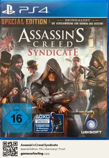 Assassin's Creed Syndicate PlayStation 4, Germany box front