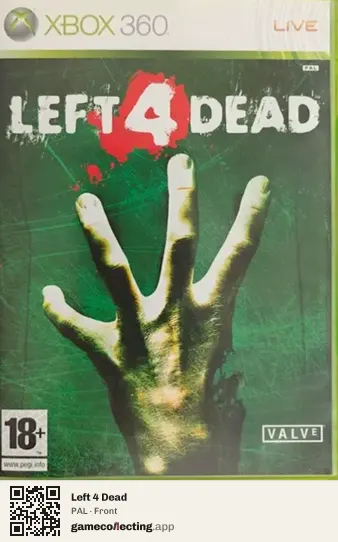 Left 4 Dead Xbox 360, PAL box front