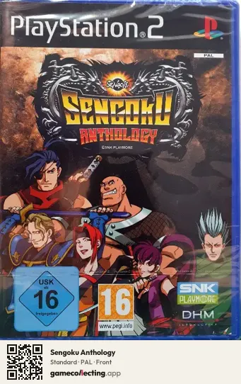 Sengoku Anthology PlayStation 2, PAL box front