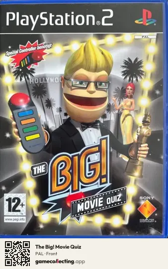 The Big! Movie Quiz PlayStation 2, PAL box front