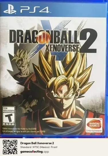 Dragon Ball Xenoverse 2 PlayStation 4, Mexico box front