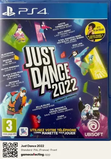Just Dance 2022 PlayStation 4, France box front