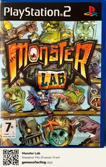 Monster Lab PlayStation 2, France box front