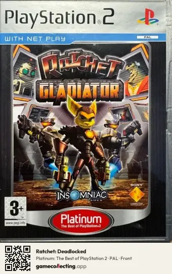 Ratchet: Deadlocked PlayStation 2, PAL box front