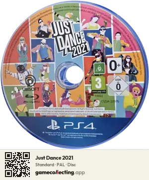 Just Dance 2021 PlayStation 4, PAL disc